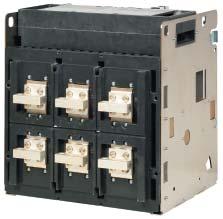 The IZMX40 is a circuit breaker for up to 4000 A in a volume of a 200 A circuit breaker, without the