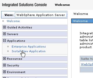 Step 3: Application Server Preparation Note: WebSphere automatically starts the application, prweb.war or prpc_j2ee14_ws.ear, when it is deployed.