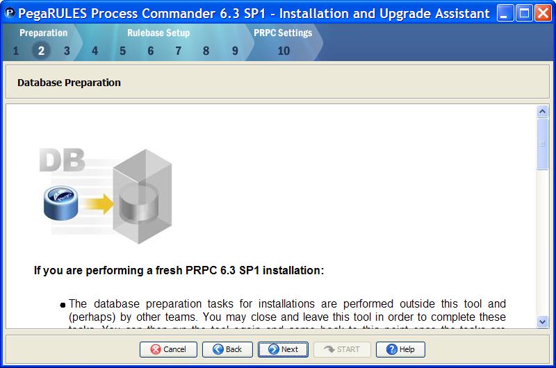 Process Commander Version 6.3 SP1 Review this page to confirm that you have prepared the database as required.