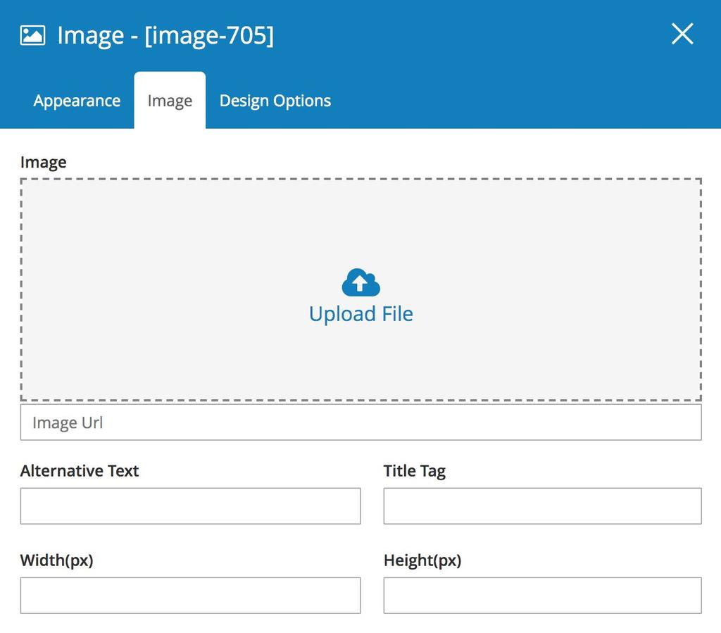 4.4.3 Image Image elements allows you to insert images into your forms.