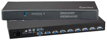 dedicated KVM switch and rackmount screen technology User