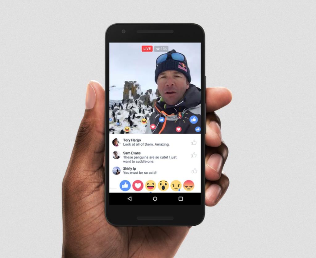 Facebook Live Video Broadcast to your audience Share your first hand experience Available