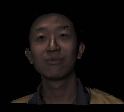 Figure 1. A sample 3D face image from CASIA database Figure 3. 3D mesh representation of face image from CASIA database III.