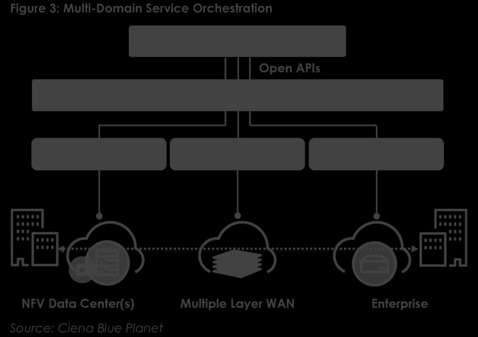 Figure 3: Multi-Domain Service Orchestration Source: Ciena Blue Planet Conclusion Network virtualization is a catalyst for operational transformation.