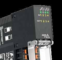 Input/Output Modules for Enclosure-Mounted Applications KE5 modules are simple to handle and designed with compact housing achieving up to 50% space