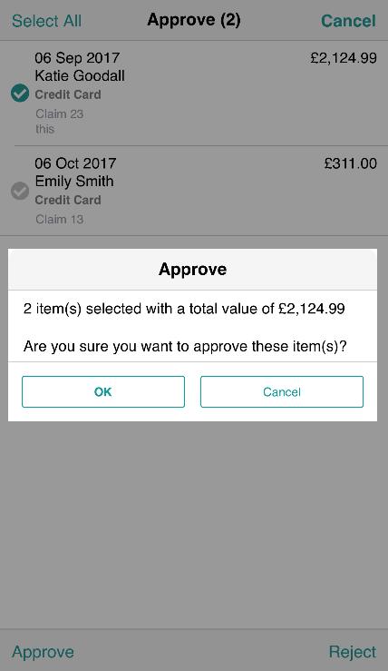 Approving an Expense Click on the 'approve' section shown under the 'Directory Button' part of this guide.