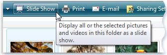 You'll most often see them in dialog boxes, which are small windows that contain options for completing a task.