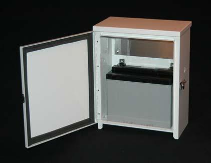 Single Battery Enclosures LCF-01A Our LCF Series Enclosure offers an efficient and economical solution for installations requiring 1 Group 27/31 or smaller battery.