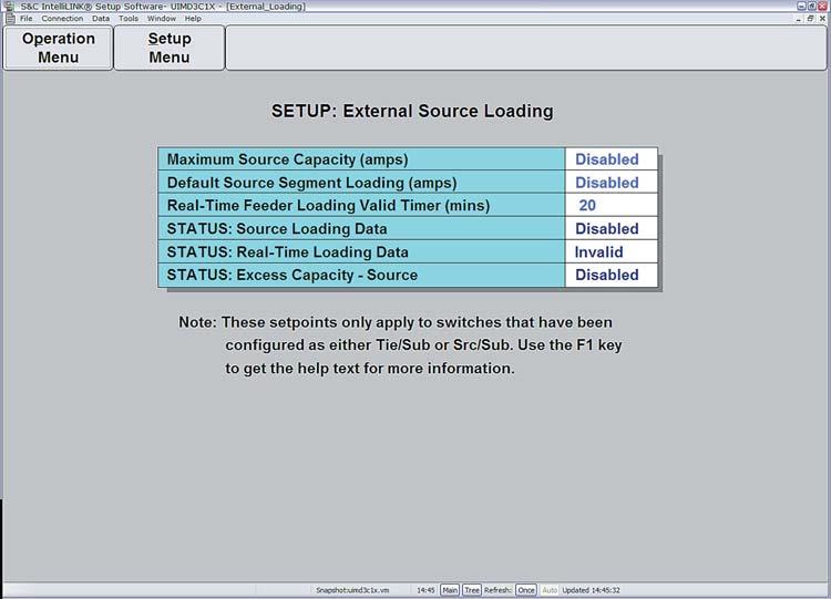 External Source Loading Setup 23.