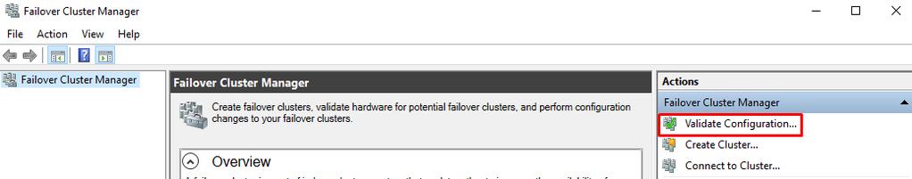 administrative privileges on both soon to be Cluster Nodes.