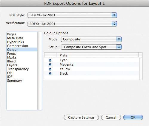 From File > Export > Layout as PDF, select the