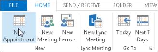 Changing your picture Go to File, Click Change Login to Outlook, Click Browse to find your picture, Click Save Create a calendar appointment In Outlook, appointments aren t the same as meetings.