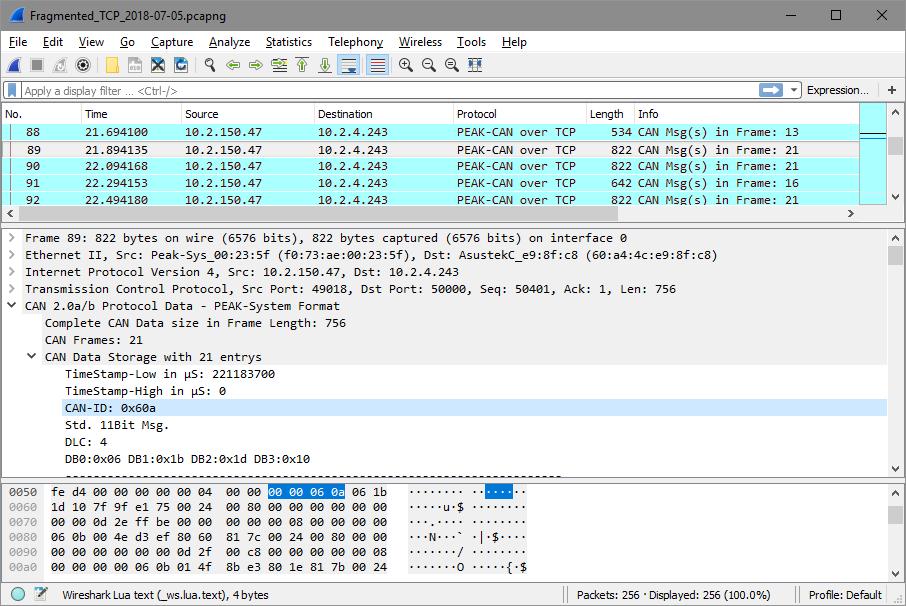 Wireshark Dissector for