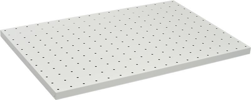 Work Surface - Large 579848 (46604-00) The Work Surface - Large is a perforated metal surface on which the equipment can be installed.