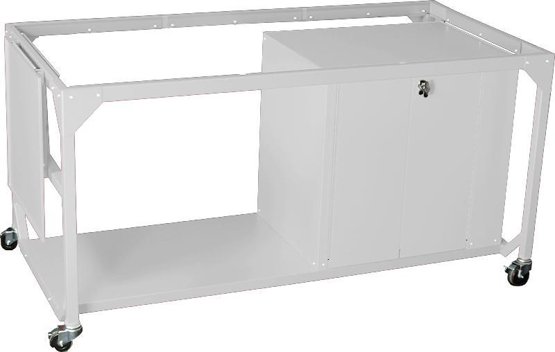 Bench for FMS (with Cabinet) (Optional) 583460 (46605-10) The Bench (with Cabinet) includes the Bench (without Work Surface), Model 46605, and a convenient lockable Cabinet, Model 46605-A, to store