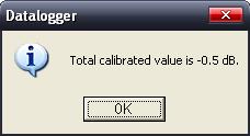 "Adjustment Value" is a Single calibration value, range: "-12.5" to "12.5", value 1.0 means 1dB. Assume the readings is 0.