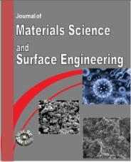Journal of Materials Science & Surface Engineering Vol. 3 (4), 2015, pp 298-302 Contents lists available at http://www.jmsse.