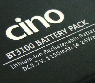 Data Validation The high-capacity Li-ion rechargeable battery is adopted by Cino Bluetooth pocket