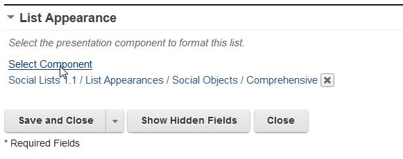 52. In the Content Sources, this time we do want to bring in more than just blogs, so select Blogs, Bookmarks, Files and Wikis, also make sure Filer by Community is set to Limit to the community that