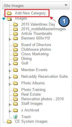 To add a New Folder, click the Add New Category