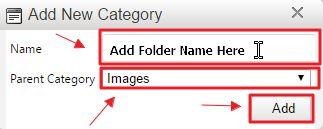 You may name your Folder and then even choose