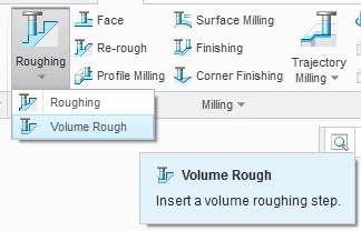 c. Click Ok Note: To redefine or edit the mill volume, right-click the extrude and click redefine mill volume Click