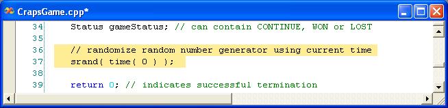 Random Number Generation Seed the rand function with srand The value used to seed rand determines the sequence of pseudorandom numbers it generates Use srand(time(0)) to make rand generate a