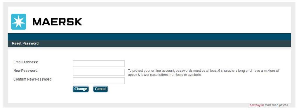 How do I reset my password? Select the Reset Password link from the main menu.