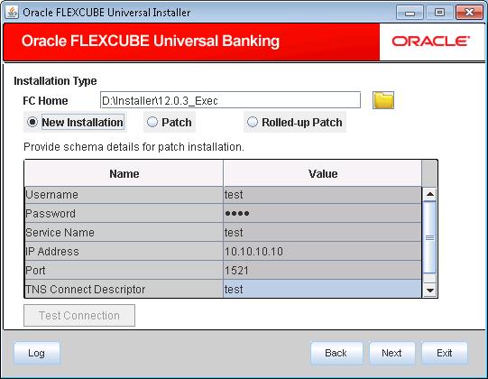 . Choose from the available modes of Installation New Installation If database setup