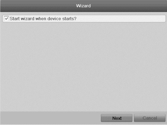3. Click Next on the Wizard window to enter the Login window.