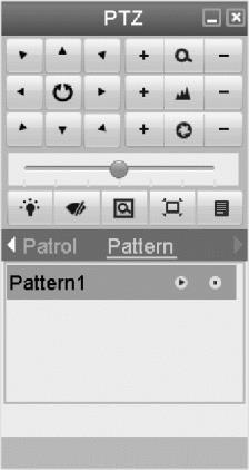 Table 4: PZT control icons Icon Description Direction button and the auto-cycle button The speed of the PTZ movement 3 D-Zoom Patrol