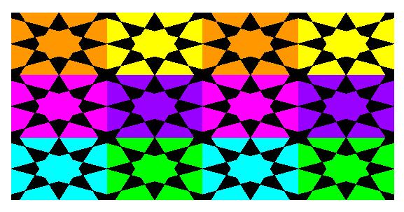Cordoba Tiling, in Google SketchUp And here s one more thing you can try: instead of starting with a square, start with a non-square rectangle.