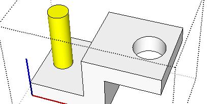 Linked Chain in Google SketchUp 15. Use Push/Pull to push this circle all the way through the other side. Stop when you see the On Face popup, and you ll get a cutout. 16.