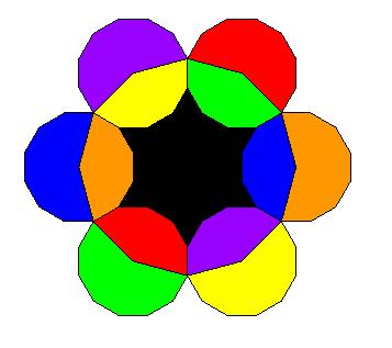 17. What is a mosaic pattern without color? To paint the circles, click the Paint Bucket. Round Mosaics in Google SketchUp 18.