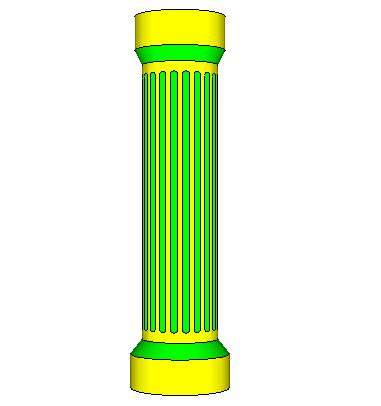 Modeling a Fluted Column in Google SketchUp Architectural columns in ancient Greece, Rome, and even China used flutes - vertical grooves cut along the outside of the cylinder.
