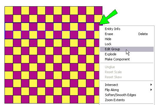 Step 2: Add the Contrast Color Now we ll add one more color to the checkerboard.