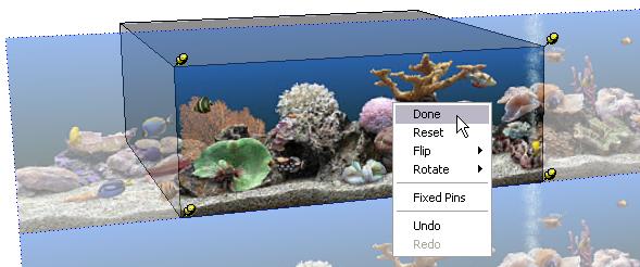12. To get out of texture positioning mode, right-click on the picture and choose Done.