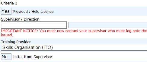 6. Enter your supervisor s 5 digit authorisation number, and click Save.