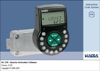 5 Activating the lock i Before the application can be started, it must be installed according to the instructions in Section Installing the AS 270 activation software on page 8 Activation is used to