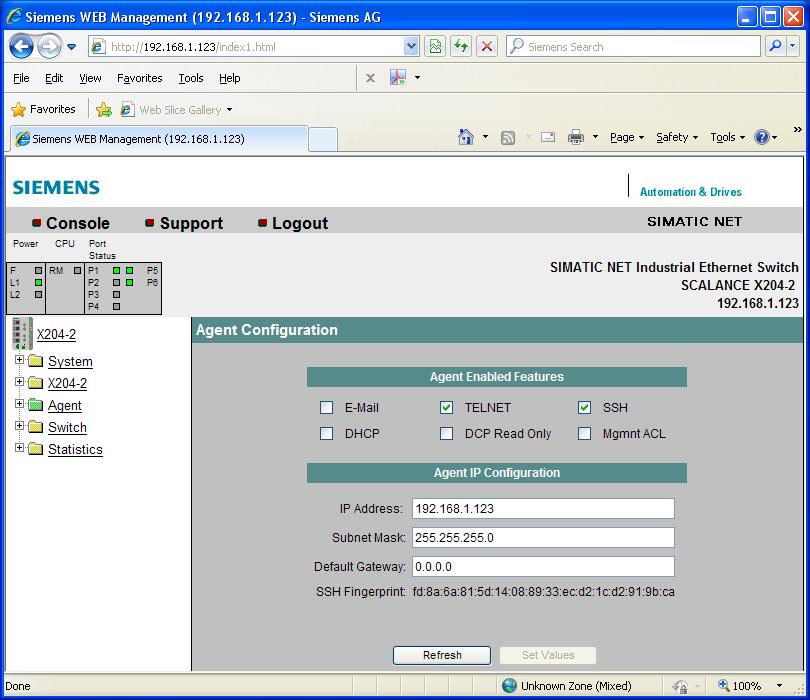 Fault Mask The settings in the Fault Mask dialog allow you to monitor the link status and the ring redundancy manager. 1. Expand the X204-2 icon and click on Fault Mask. 2.
