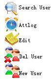 scroll keys and highlight Del User.