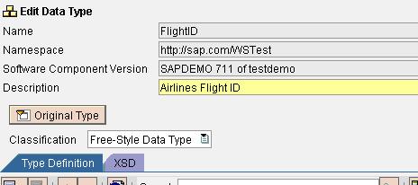 Name the data type as FlightID. Default Classification is Free-Style Data Type, do not change it.