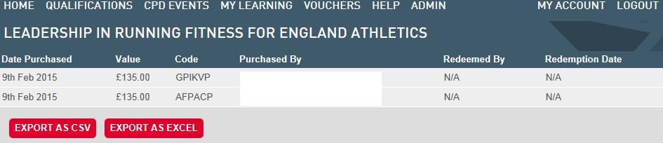 England Athletics will then raise an invoice to your club or organisation for the amount stated on the email.