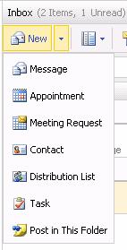Reading Mail in the Reading Pane Options to Reply, Reply to All, Forward, and create a new message are all on the top toolbar above the Reading Pane.
