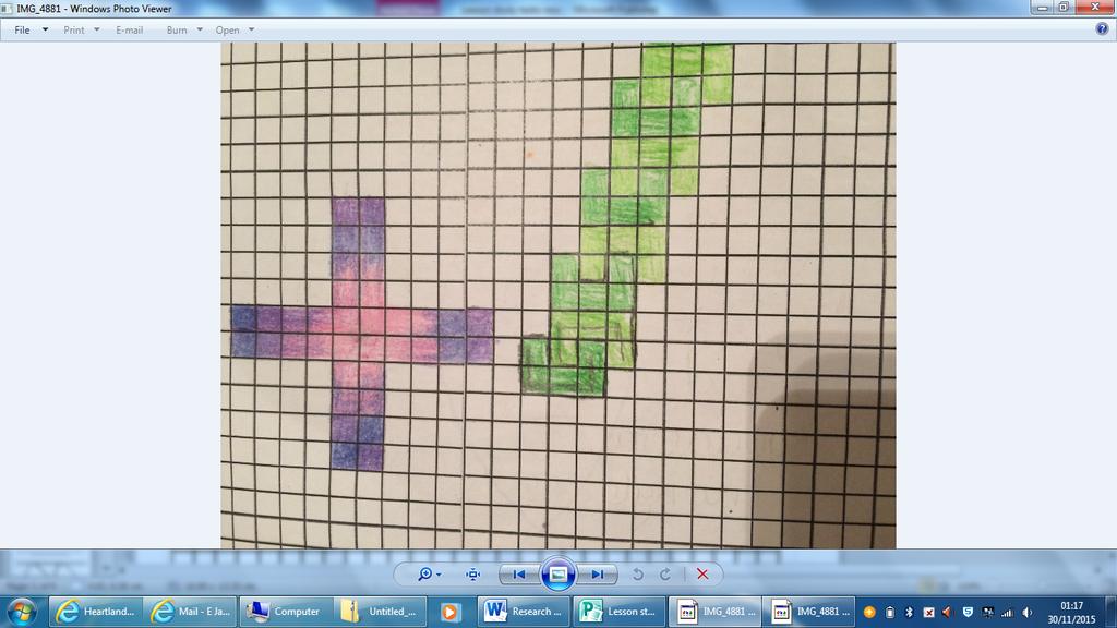 Some examples show the pentominoes which students could not tessellate and which they thought were impossible, contrasting with other groups who had managed to tessellate a shape which others had