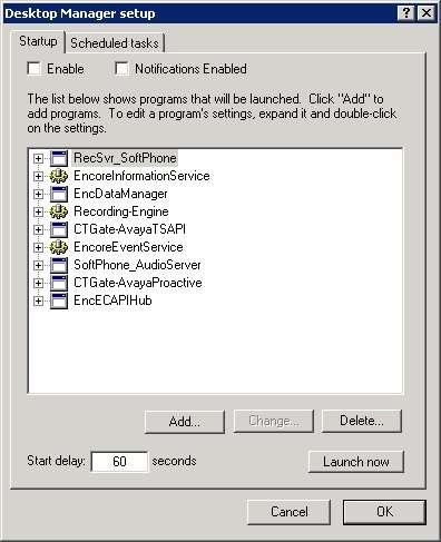 8.3. Launch CT Gateways Right click on the Desktop Manager icon from the system tray shown below, and select