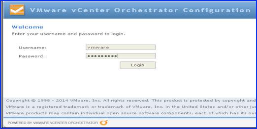 The VMware vcenter Orchestrator includes web interface that you used for Orchestrator configuration at 8283.