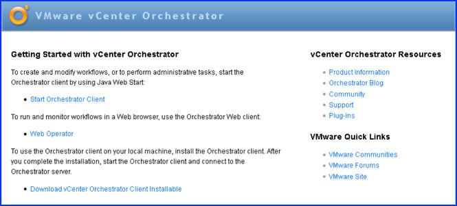 VMware Adapter for SAP Landscape Management Installation Configuration and Administration Guide for VI Administrators Test VMware vcenter Orchestrator Configuration VMware vcenter Orchestrator