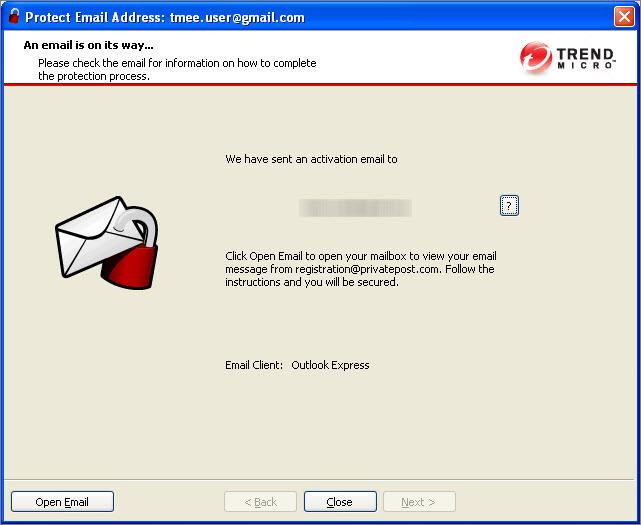 Installing Encryption for Email Encryption for Email sends an activation email to the specified email address and prompts you to access it FIGURE 1-12. Activation email sent 16.