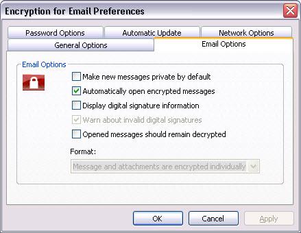 Trend Micro Encryption for Email User s Guide 5. Click Apply to save your changes.